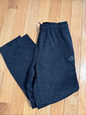 adidas Boys/Youth Charcoal Gray Sweatpants Joggers